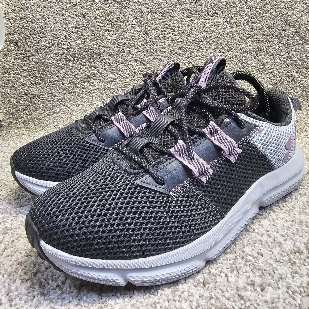 Under Armour Charged Assert W Sz 10 Athletic Running Shoes Gray Purple‎ Training